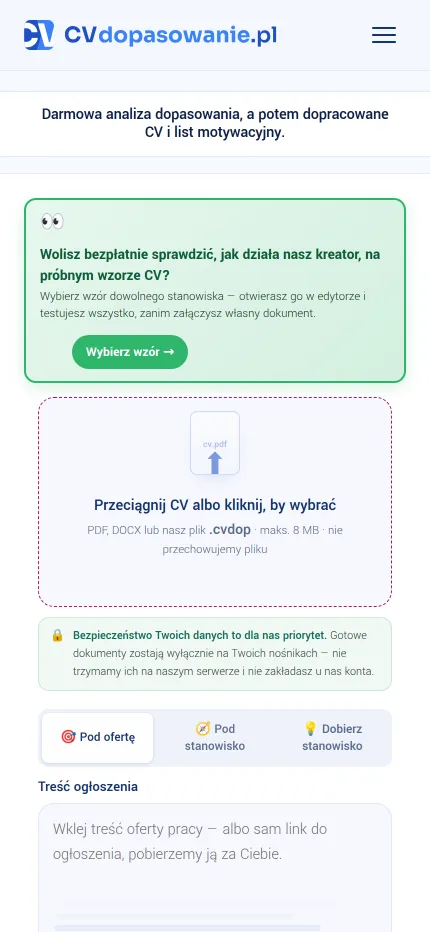 Start — wszystko pod kciukiem